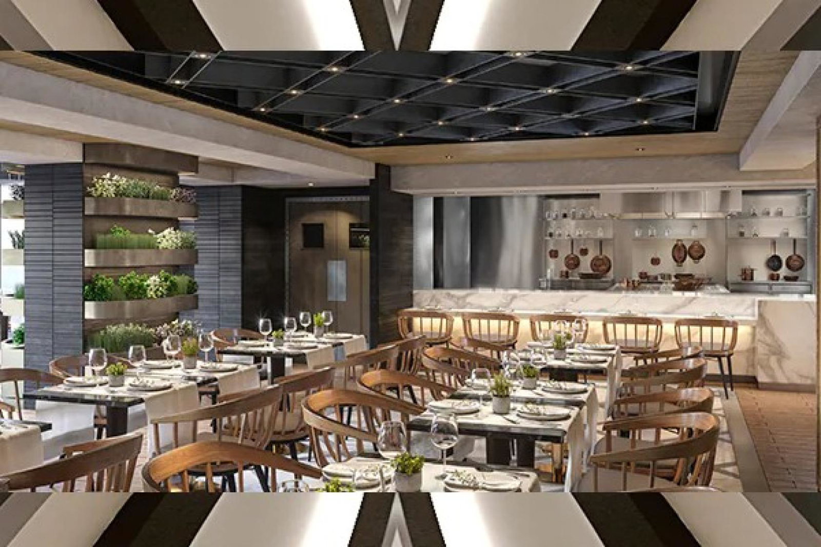 New venue, Chef's Garden Kitchen, uses a soilless farming method to grow its greenery