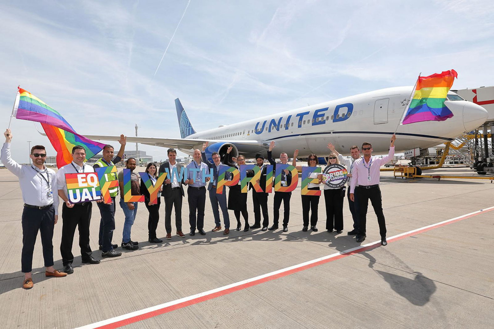 United Airlines will take part in Pride in London