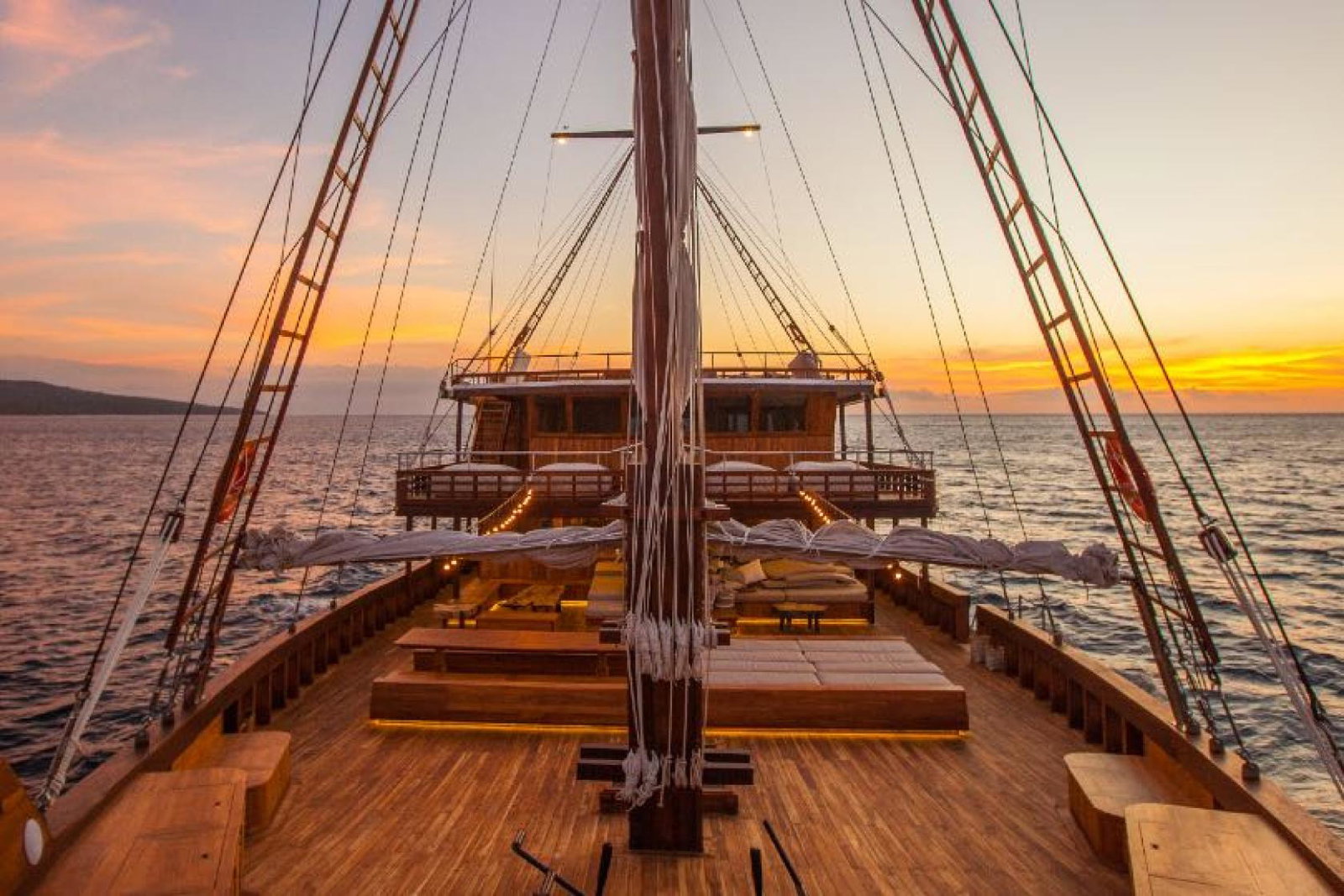 Vela is a private yacht charter from the team behind the Nirjhara resort in Bali 