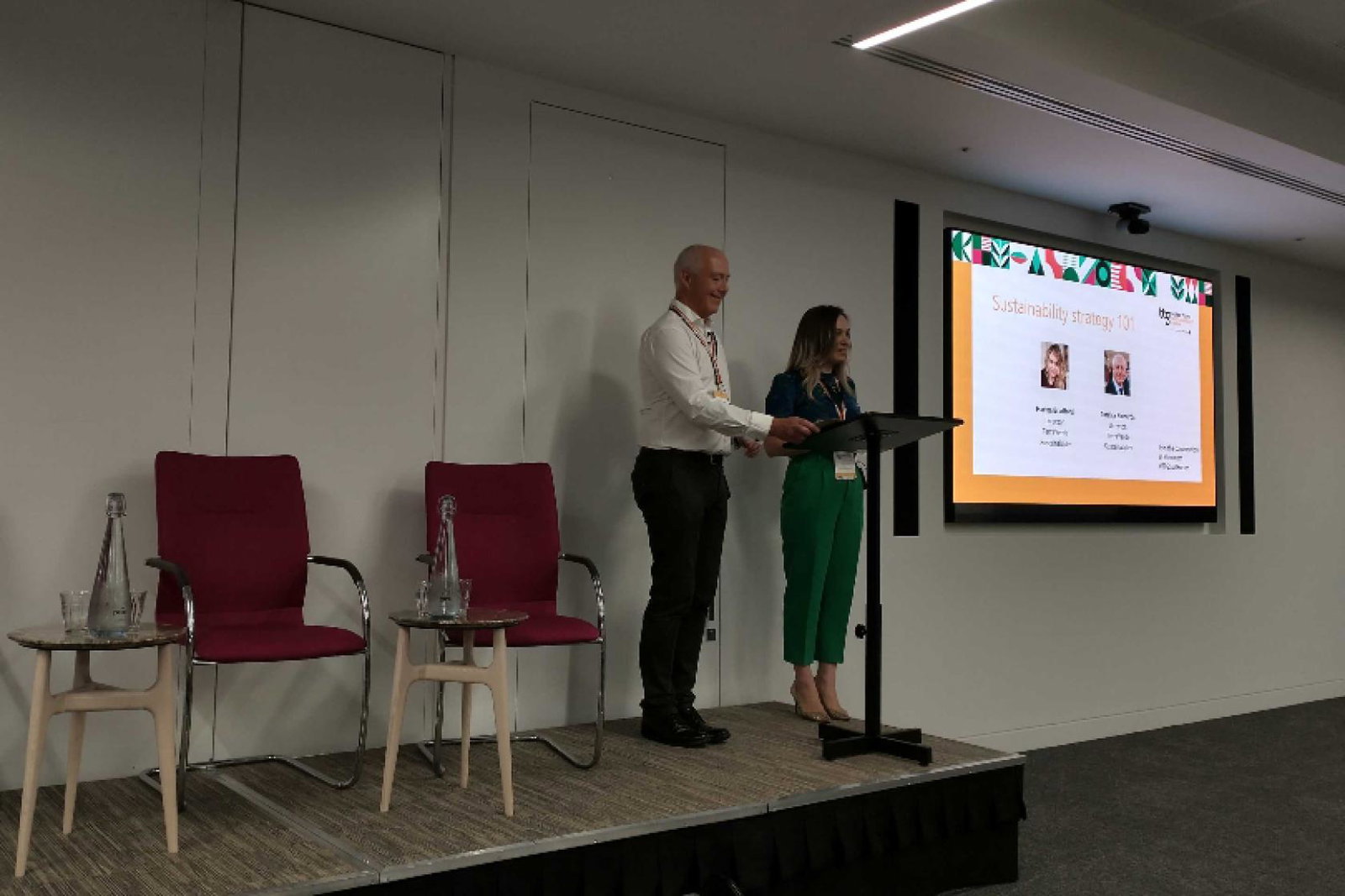 TerraVerde directors Patrick Richards and Marina Bradford addressed delegates at TTG's Fairer Travel Week Sustainability Forum on Thursday (7 July)