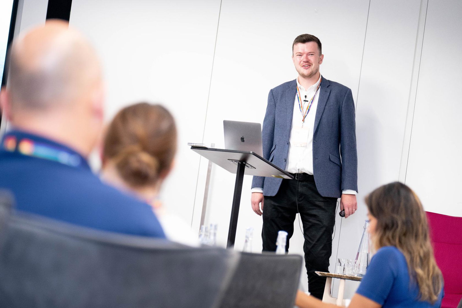 Limitless Travel CEO Angus Drummond speaks to delegates at the first-ever TTG Diversity Forum (Credit: Steve Dunlop)