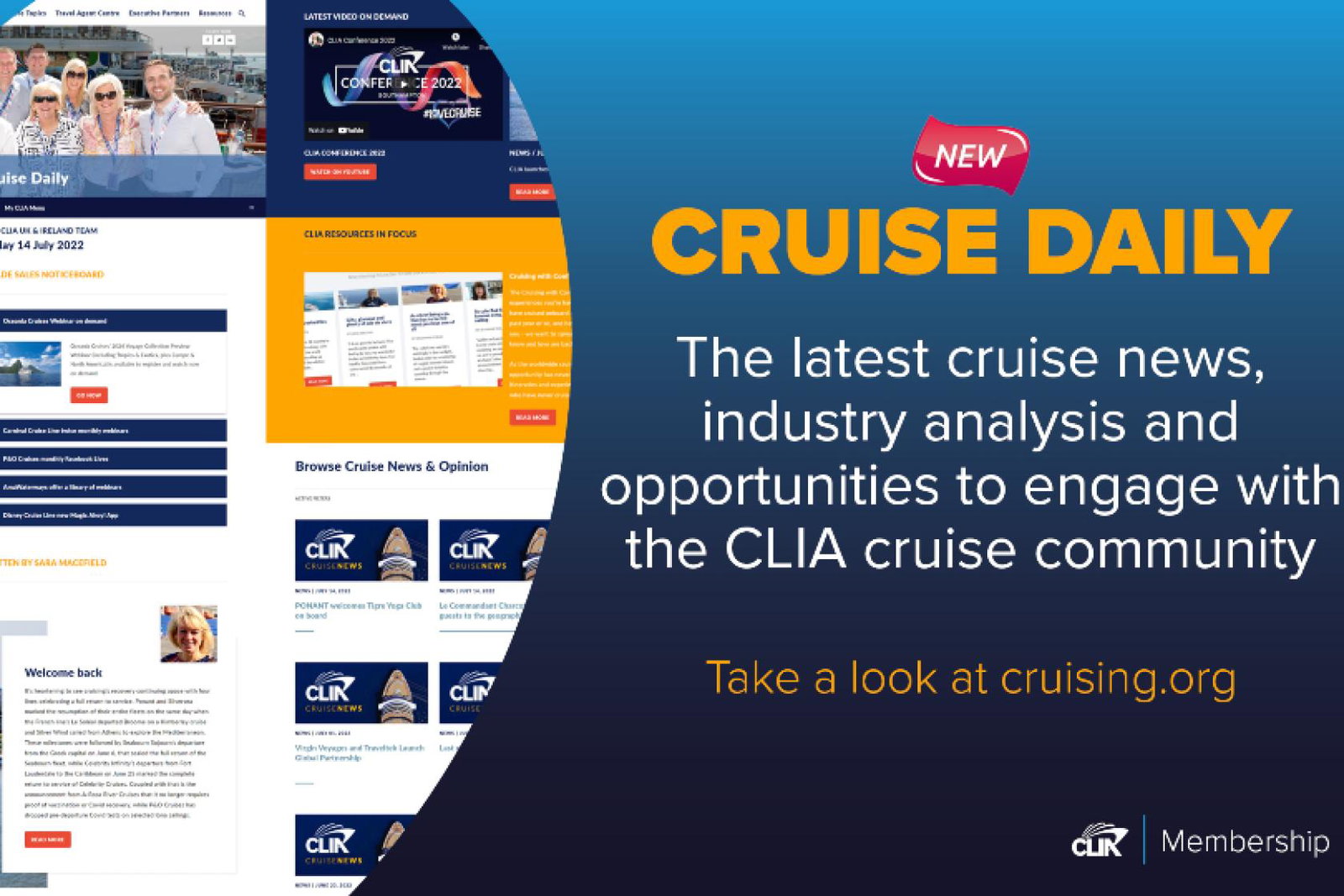 Clia's new cruise daily page