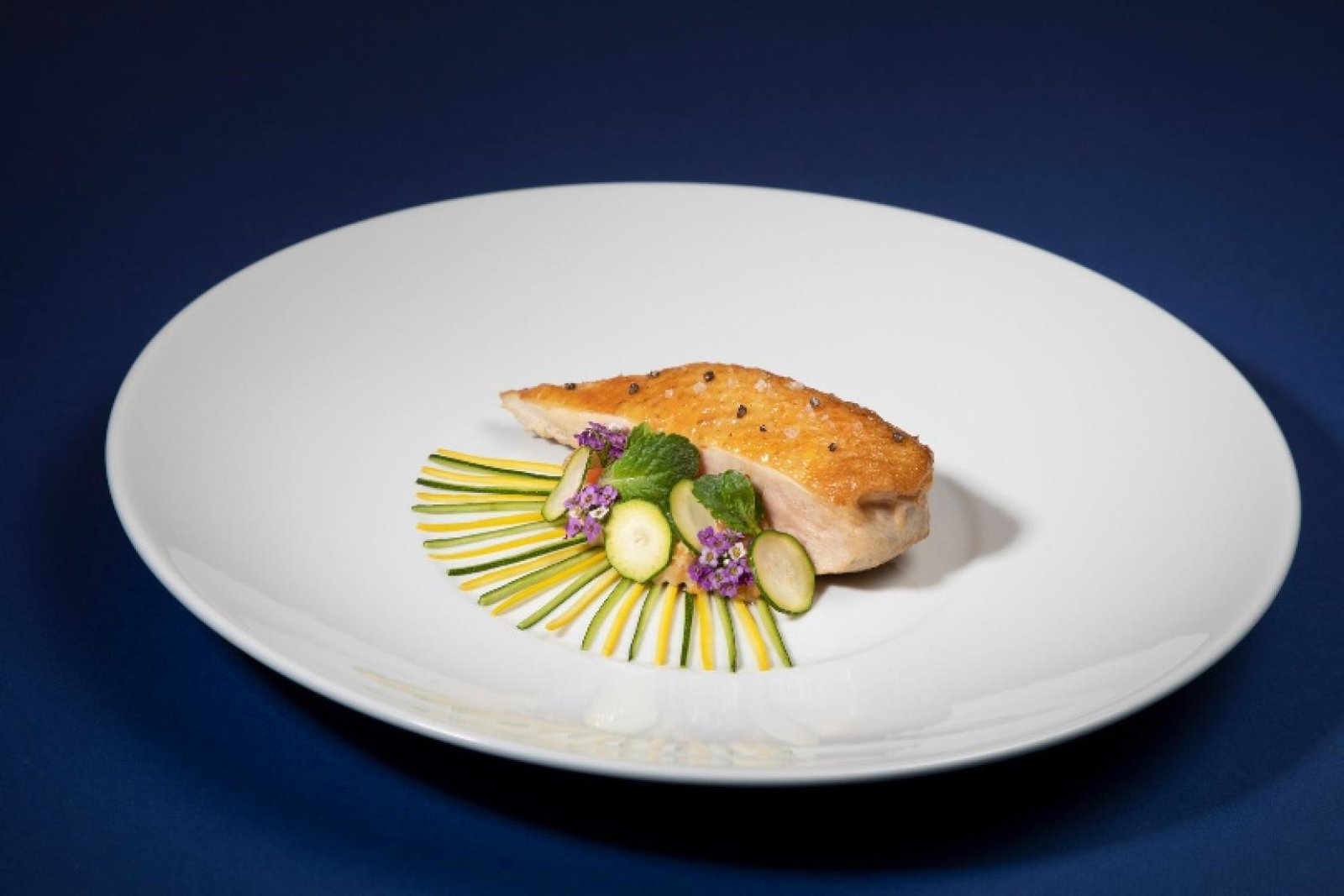 Chef Anne-Sophie Pic has created a menu for business class travellers 