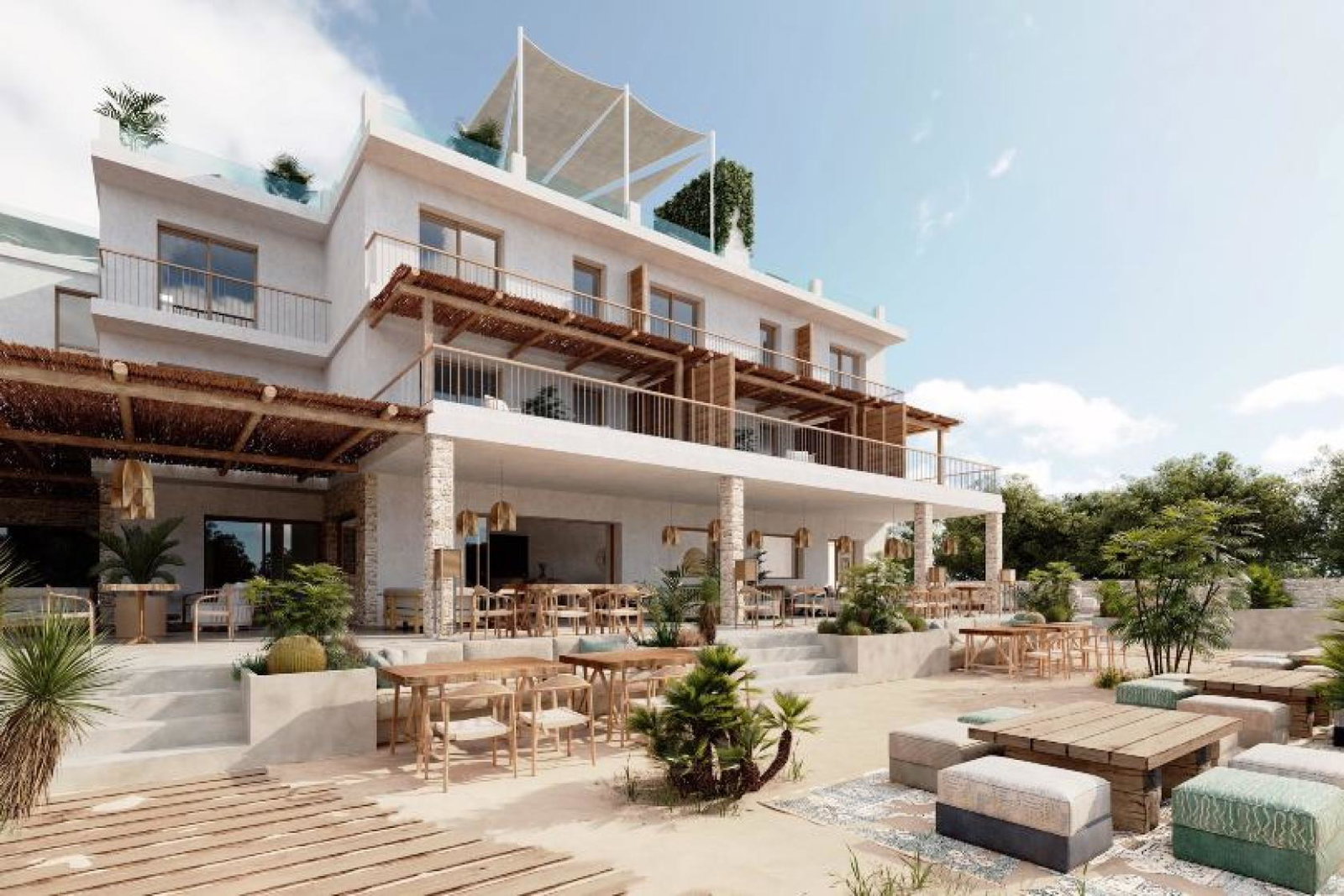 Guests will have access from Teranka to the island's Migjorn beach