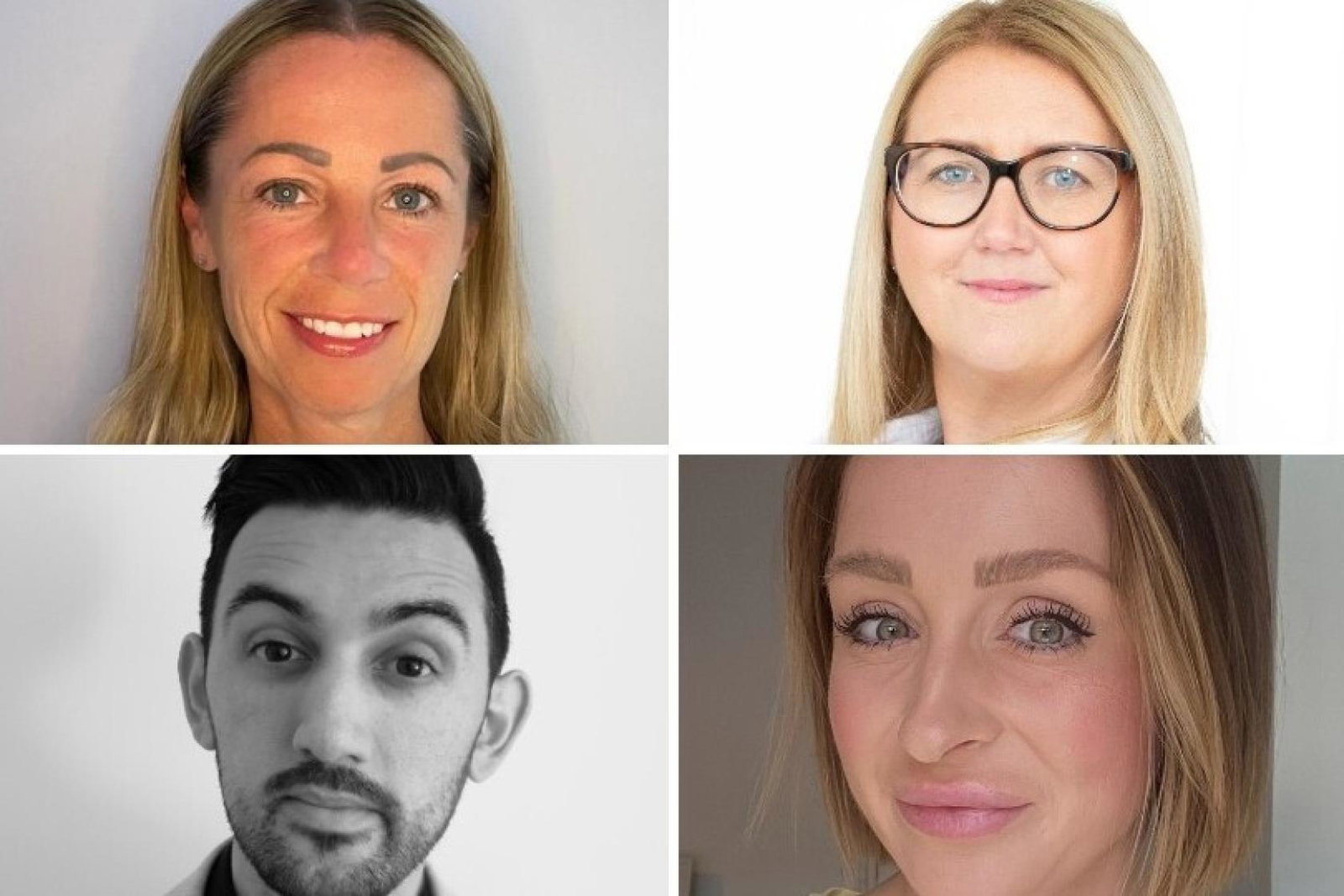 Charlotte Hallam, Jessica Trickett, Victoria Snelgar and Matthew Stewart (L-R clockwise) have joined Celebrity
