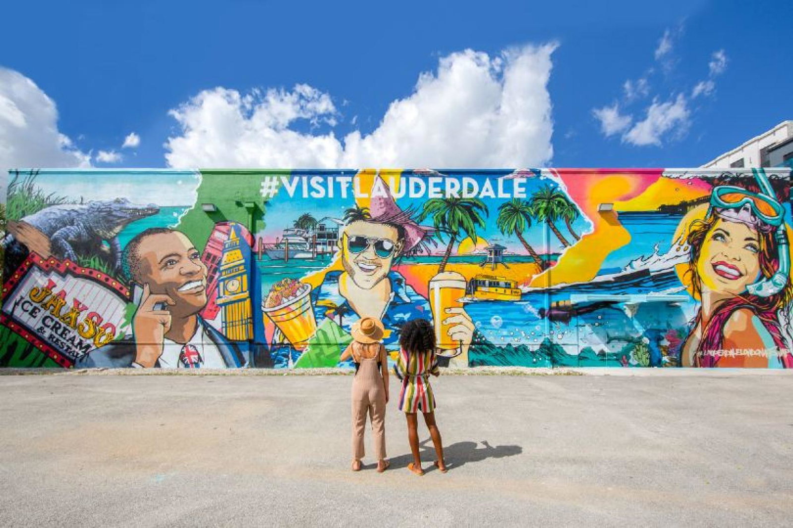 Graffiti and street art can be found across Florida, with numerous public murals in Fort Lauderdale