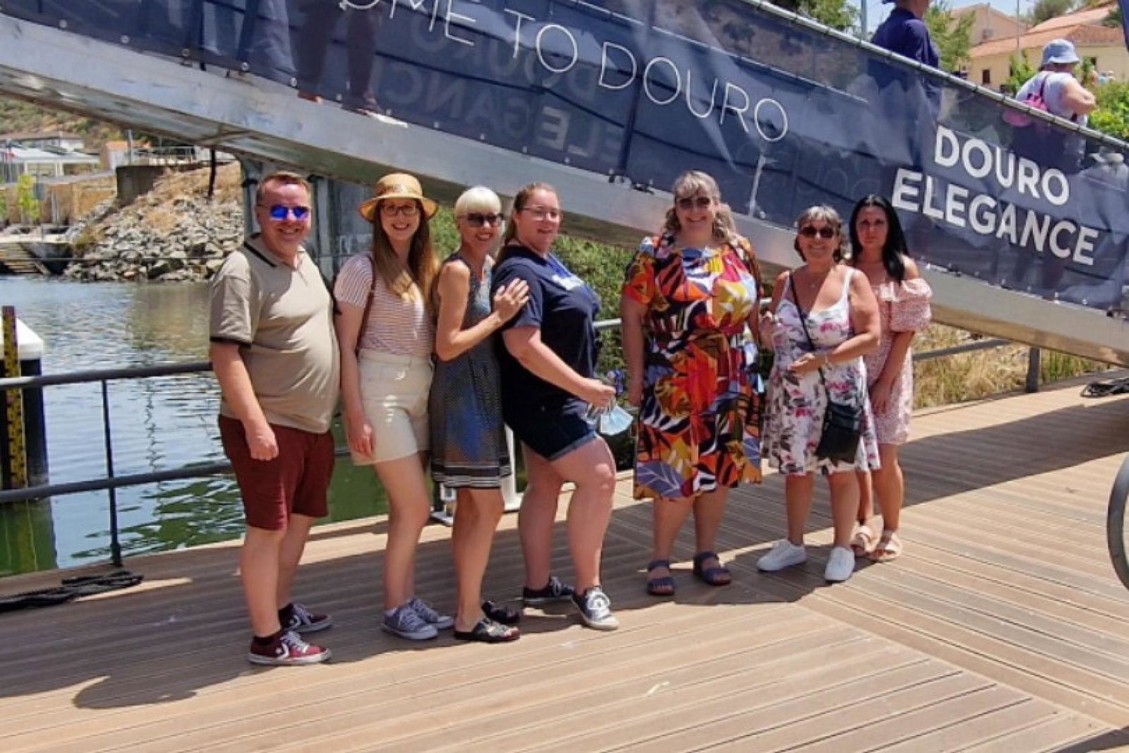 (L-R) Paul Mellon, Stacey Bogg from Lincolnshire Co-op Travel, Kate Gilliand of Oasis Travel, Natalie King from Miles Morgan Travel, Amanda Heap of Premier Travel and Althams Travel's Beverley Carter and Lauren Cawtherley