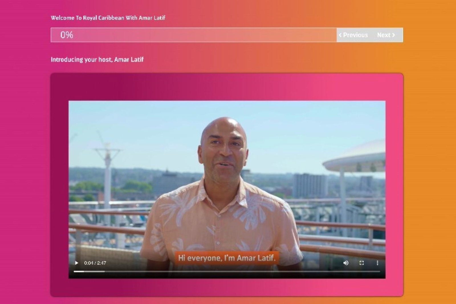The line has teamed up with the world traveller to develop a new training module as part of its relaunched training platform