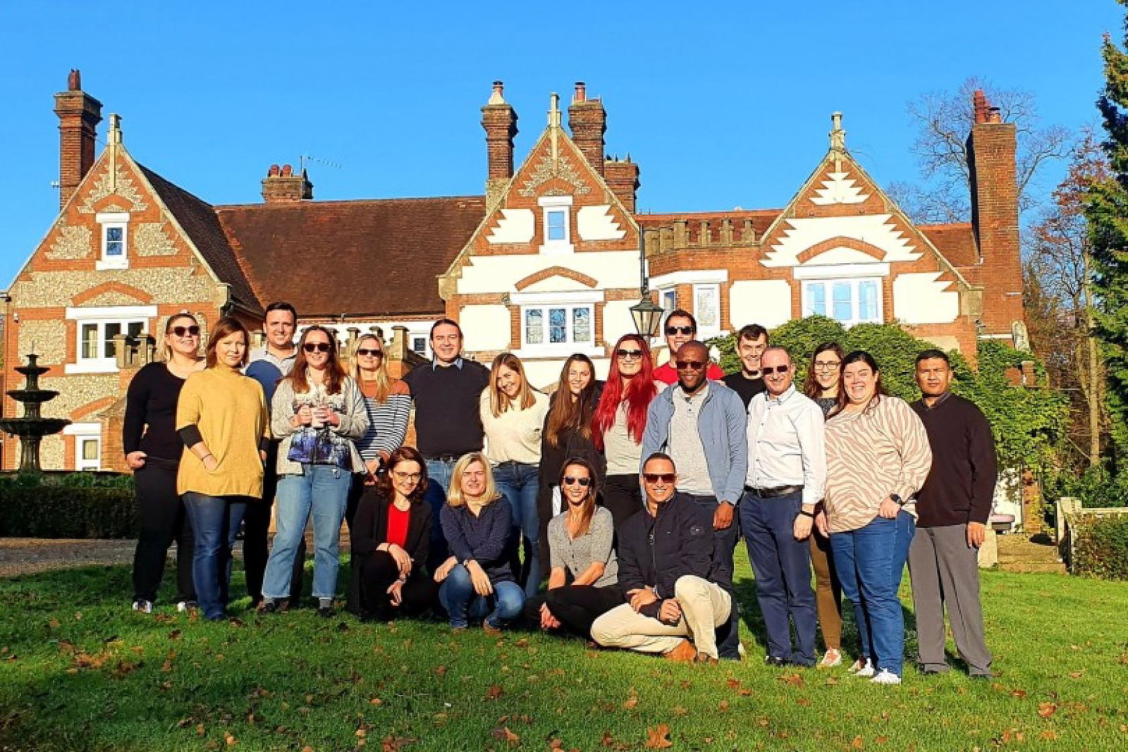 The Unforgettable Travel Group team at Kingswood Manor in Surrey