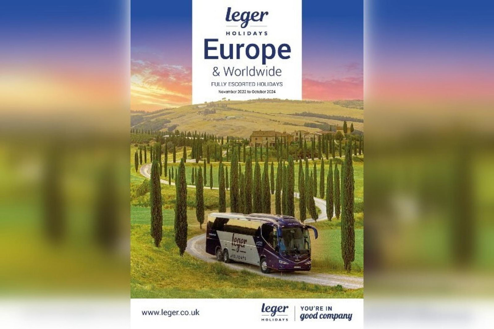 The tours range from four-day breaks to 19-day tours, with departure dates available up to the end of October 2024