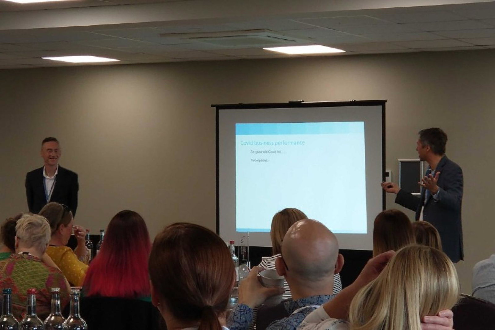 Co-founders Richard Dixon and Charles Duncombe spoke during the agency's conference in Daventry on Friday (14 October)