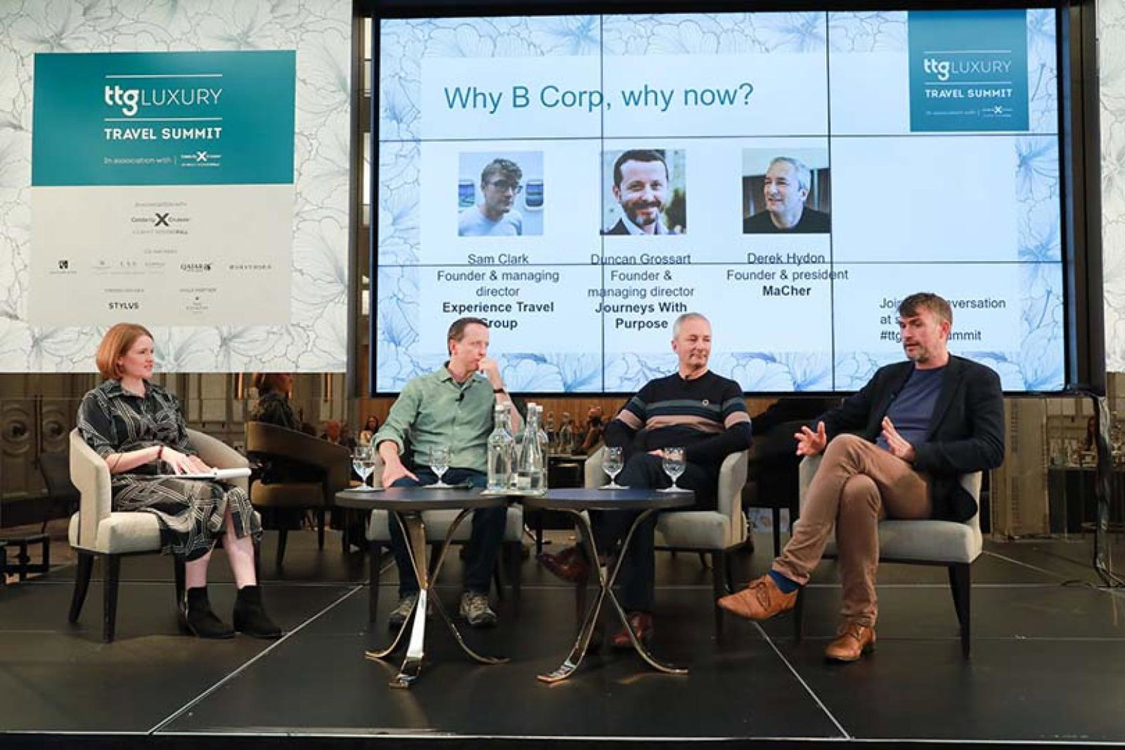 The panel discussed the impact B Corp certification has made on their businesses