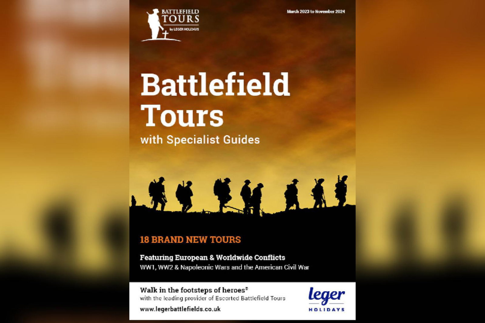 The additions come ahead of the launch of the brand's 2023/2024 Battlefield Tours brochure