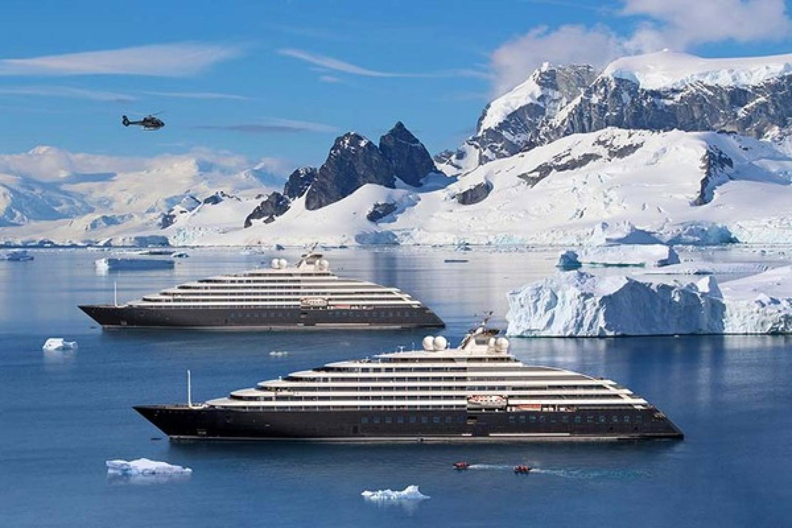 Scenic Eclipse and Scenic Eclipse II will both sail in Antarctica