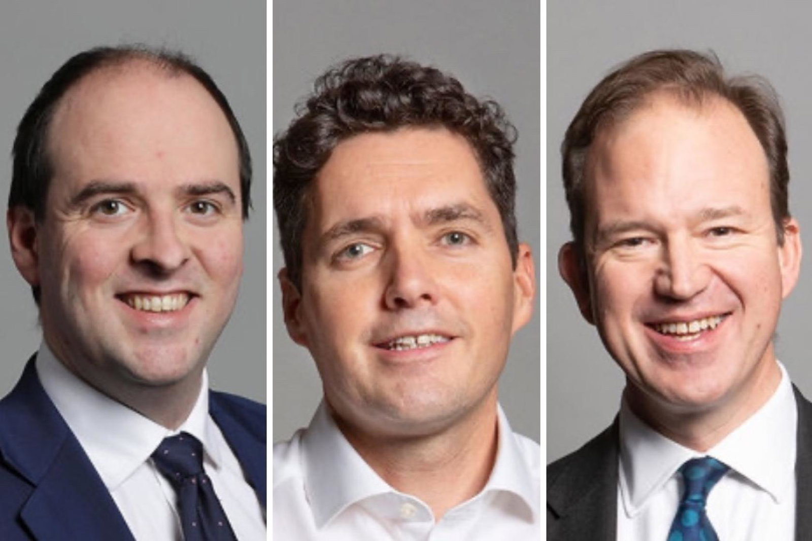 L-R: Richard Holden, Huw Merriman and Jesse Norman (Credit: parliament.uk)