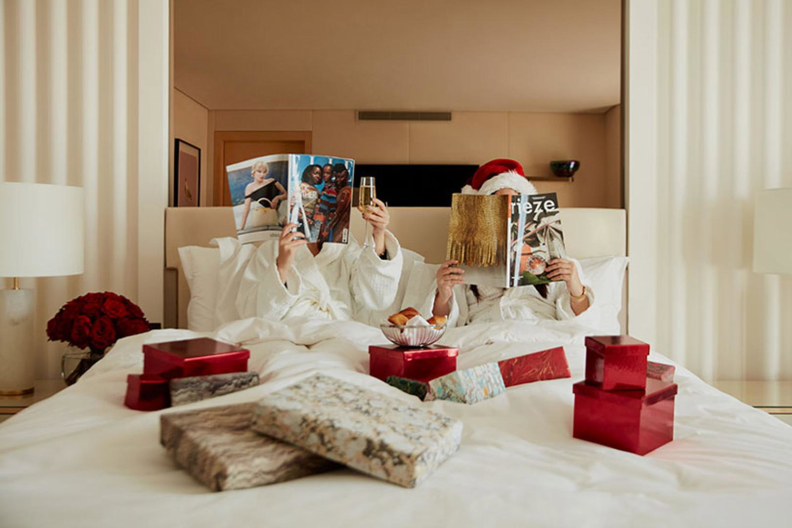 Guests can expect a flurry of festivities at the hotel (Credit: Four Seasons Hotel London at Park Lane)
