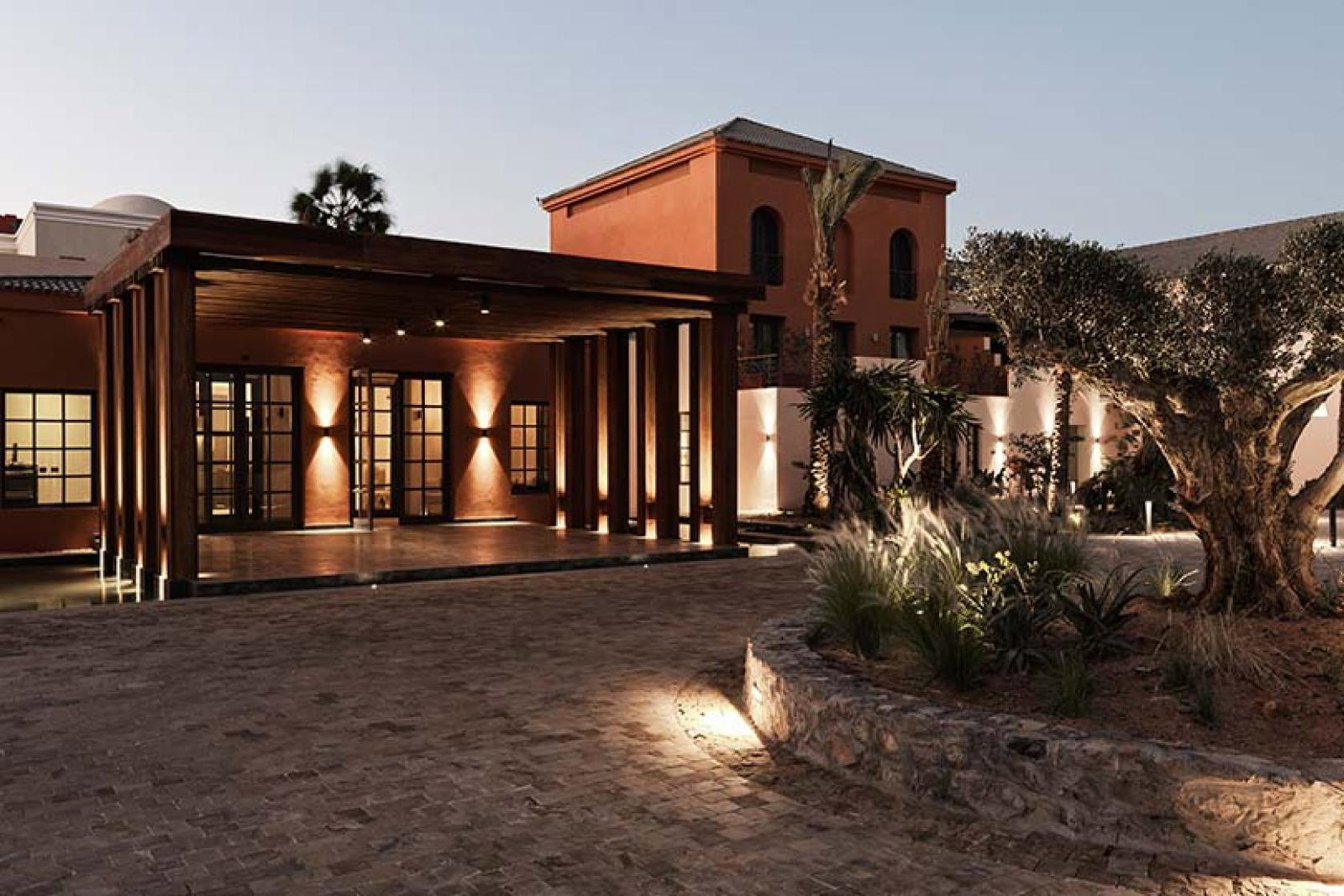 The Chedi El Gouna has been designed with an earthy colour palette throughout the property