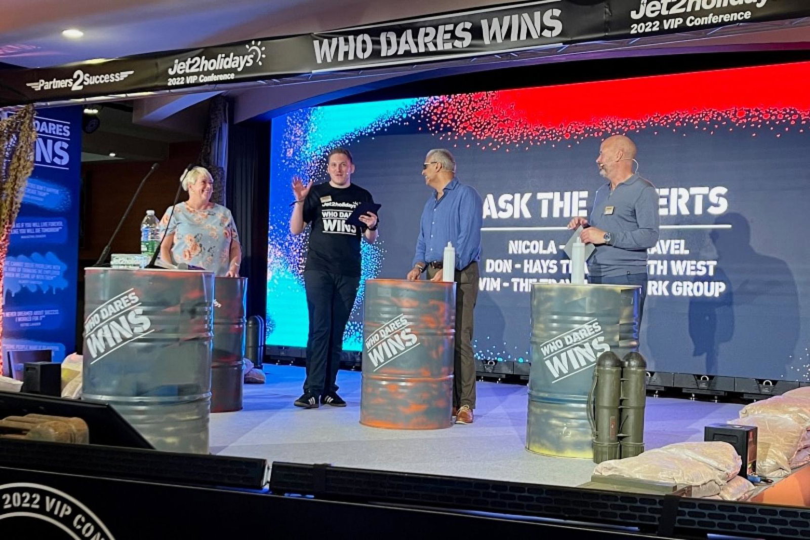 L-R: Nicola Park, Lloyd Cross, Vim Vithaldas and Don Bircham