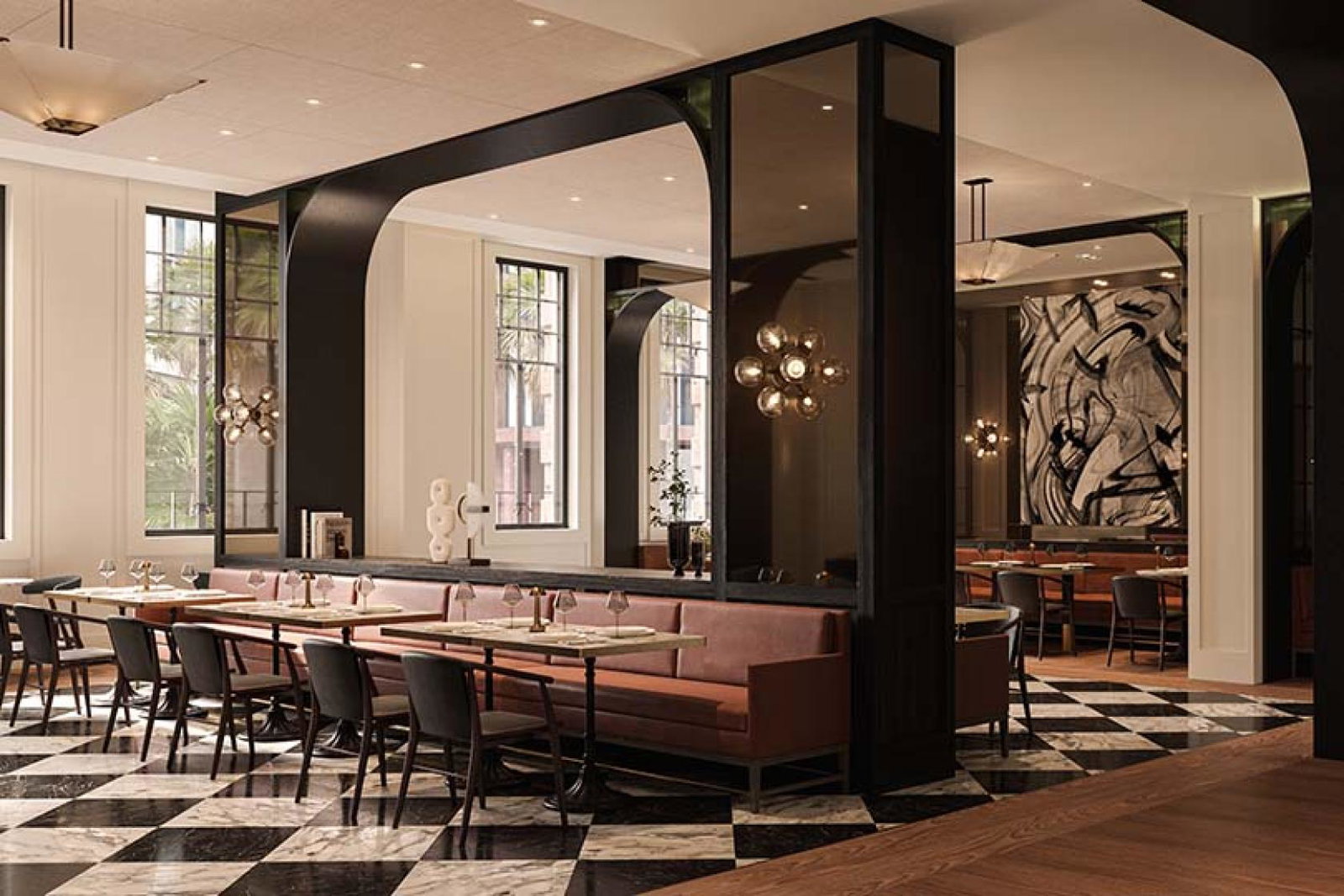  The Brasserie 1930 restaurant will be on the ground floor of the hotel. Credit: Timothy Kaye
