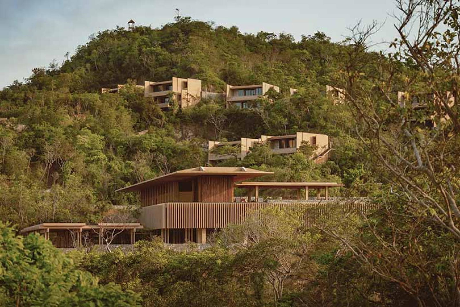 Cliffside accommodation at the Four Seasons Resort Tamarindo