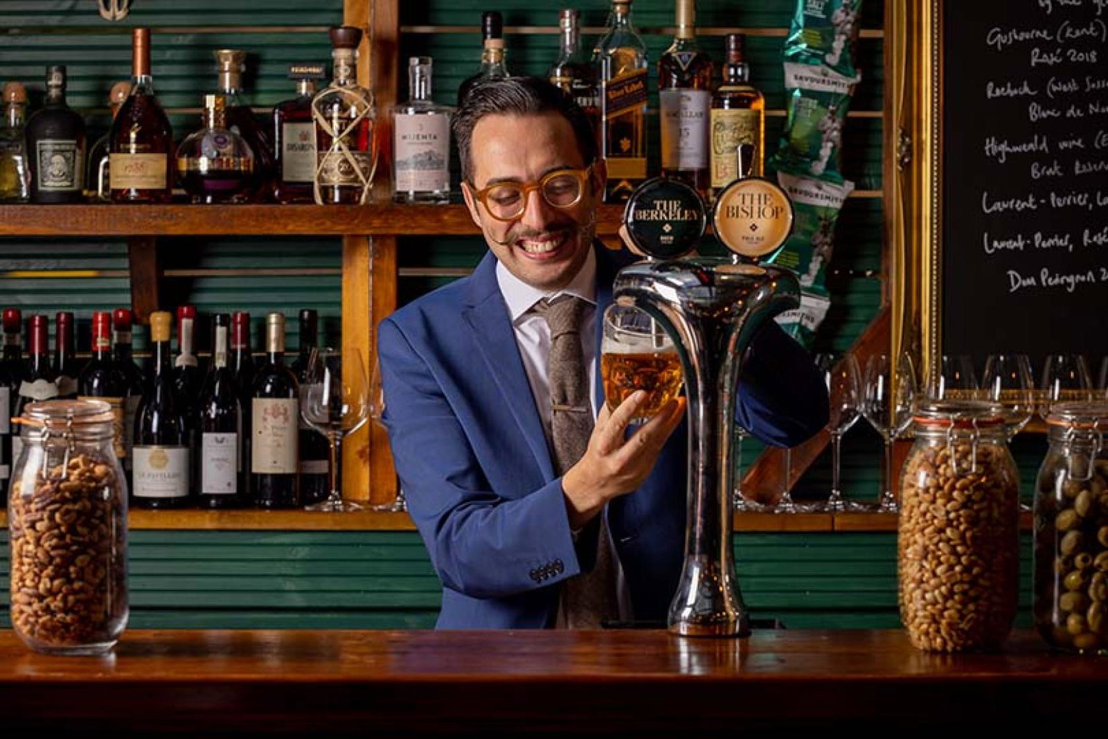Guests at The Berkeley's first pub can sip The Bishop pale ale and lager