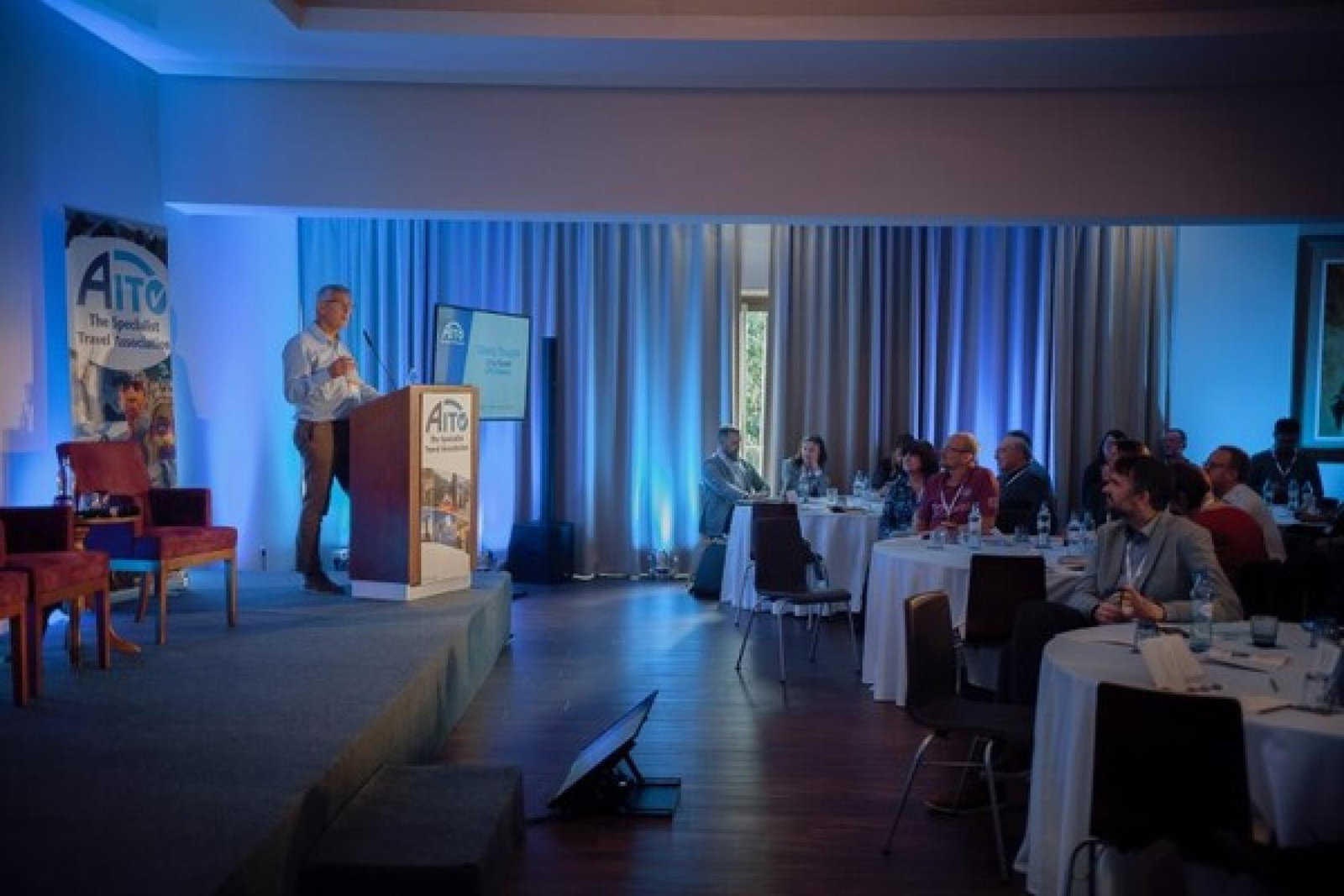 Aito chair Chris Rowles addressed delegates at the conference (Credit: Aito)