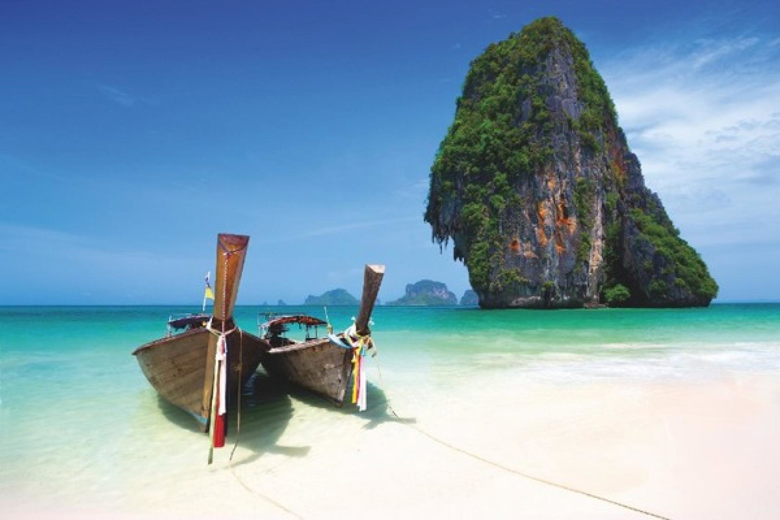 Thailand beach boats