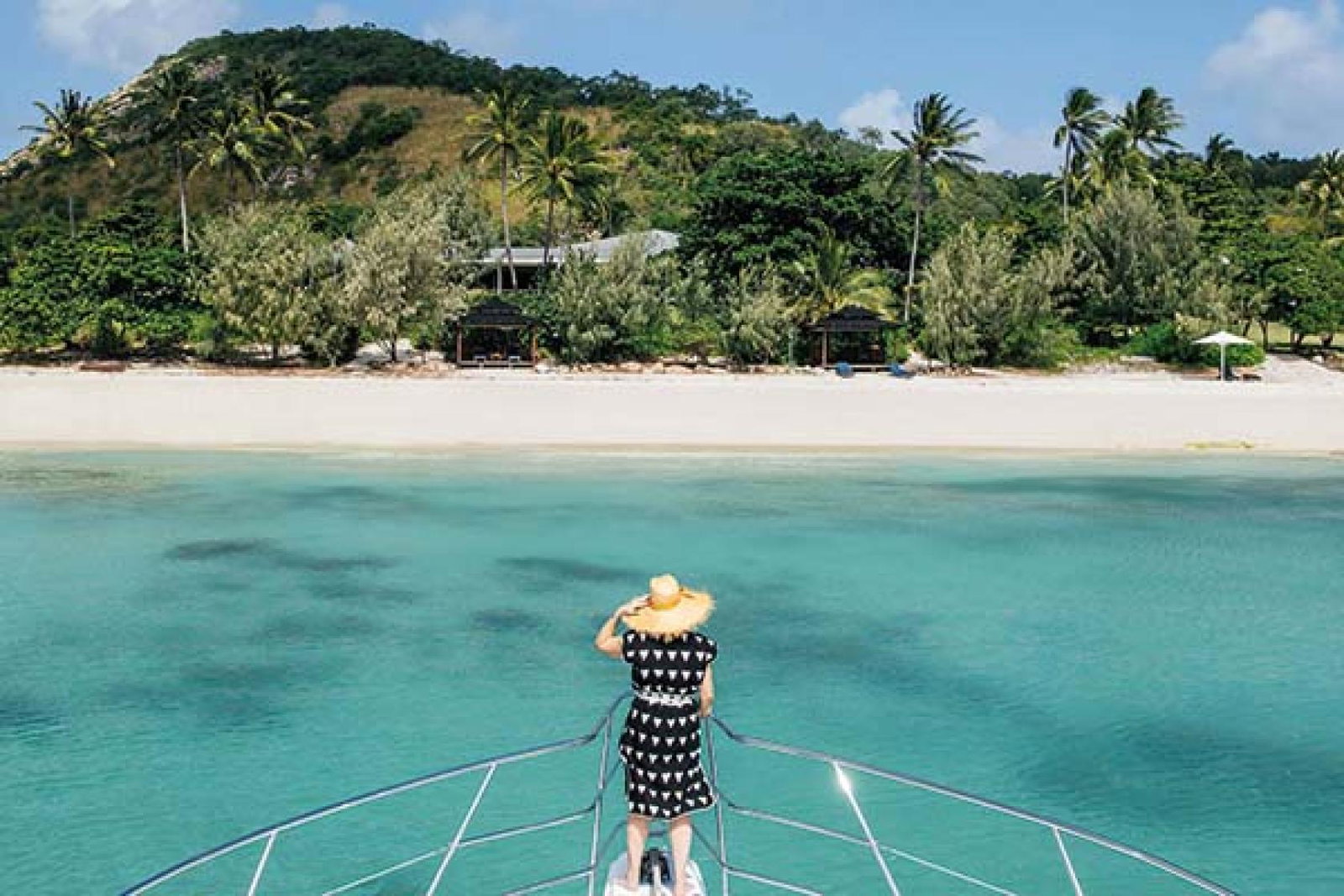 The House on Lizard Island is surrounded by the reef. Credit:Elise Hassey