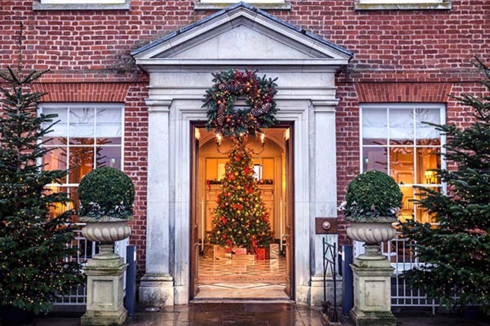 The manor house at Four Seasons Hotel Hampshire dates to 1728  