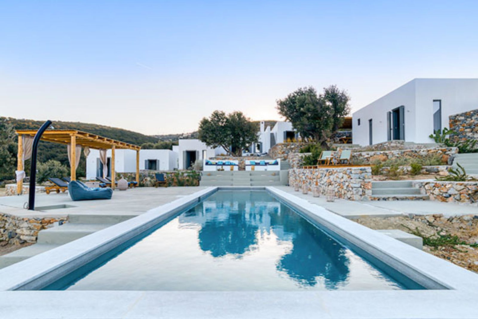The five-bed Villa Philia in Paros is available for rent exclusively through Le Collectionist 