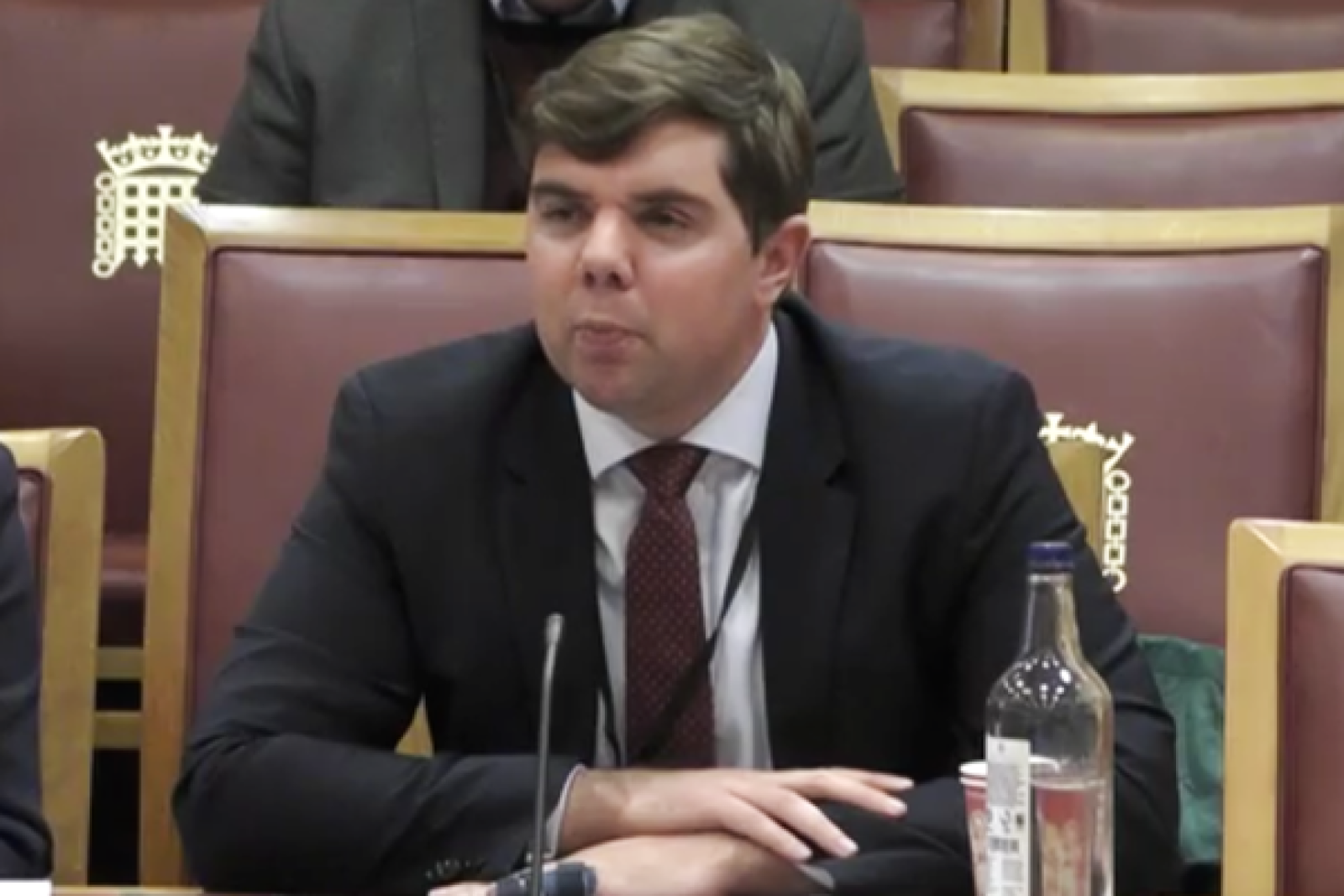 Luke Petherbridge gives evidence to the House of Lords committee