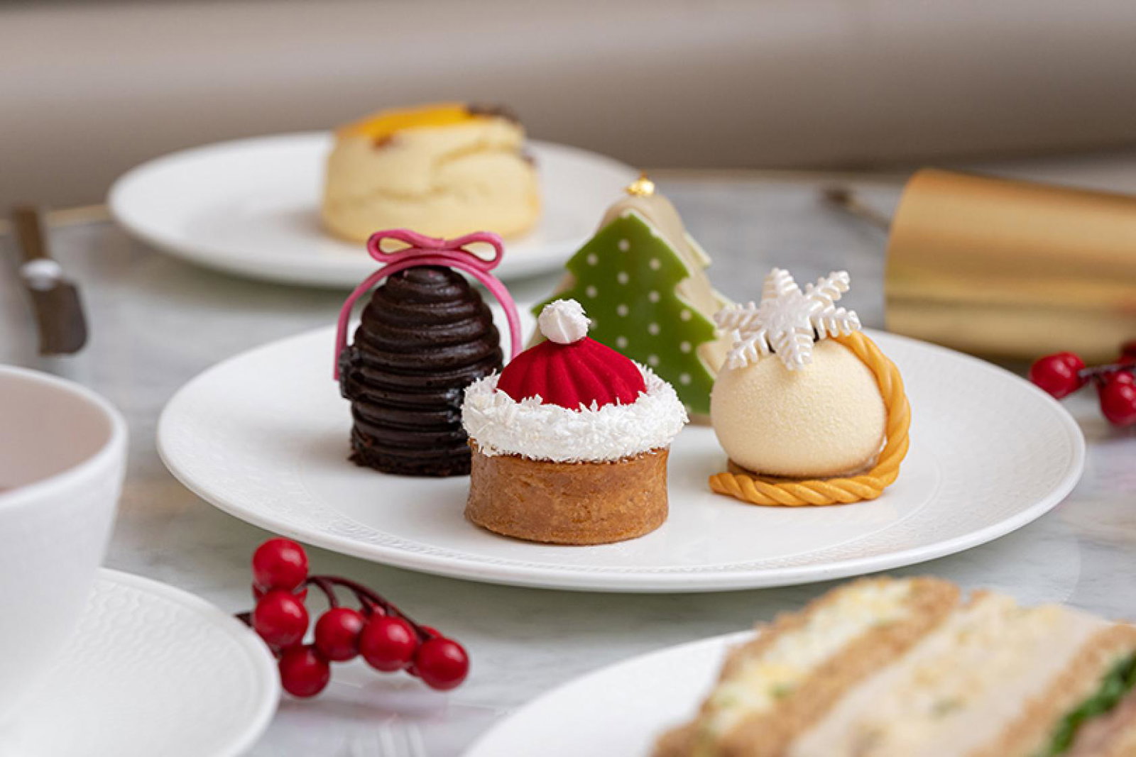 Royal Lancaster London's festive afternoon tea