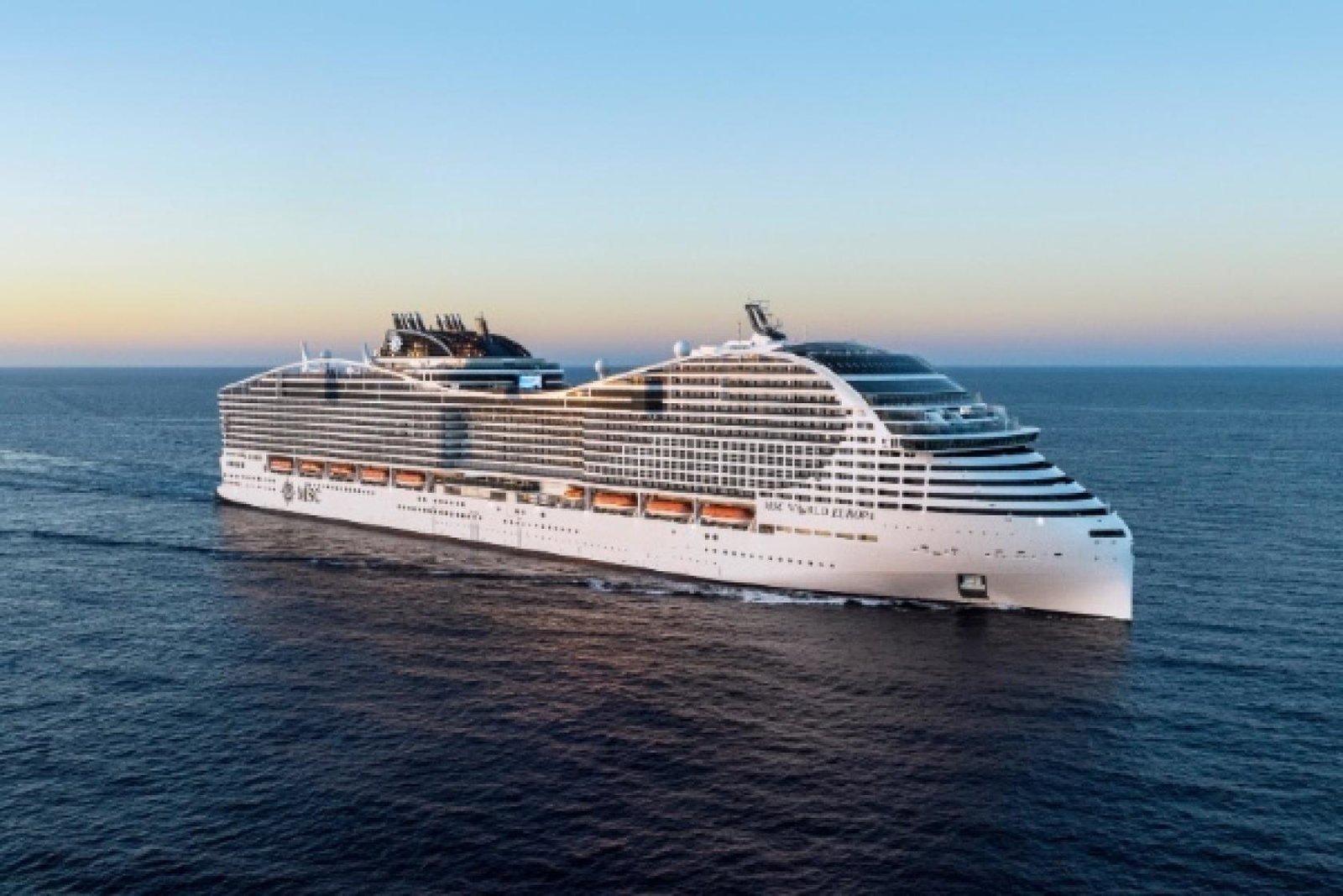 MSC World Europe sailing