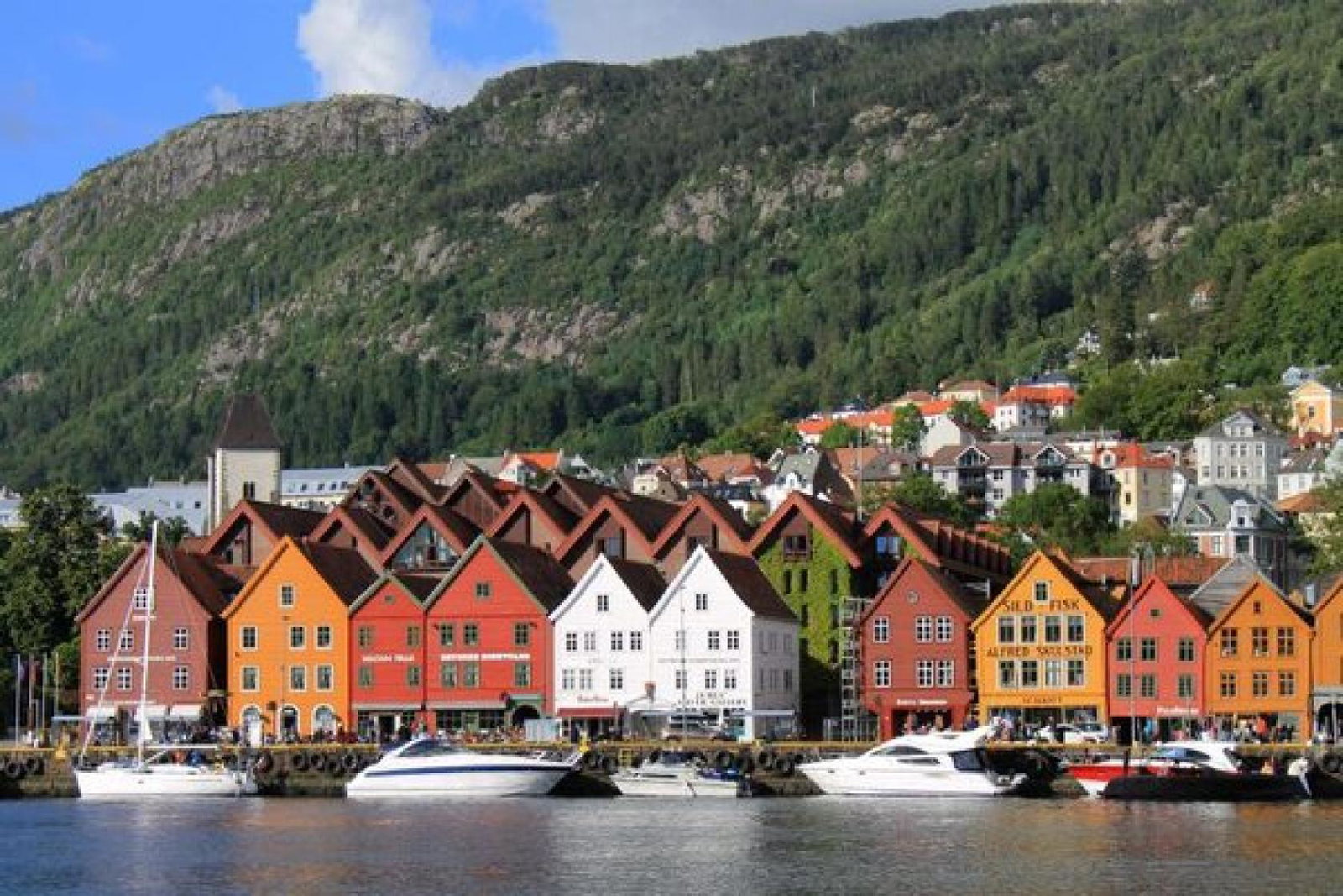 Bergen's Bryggen harbour is a Unesco World Heritage site (Credit: Wideroe / VisitNorway.com)