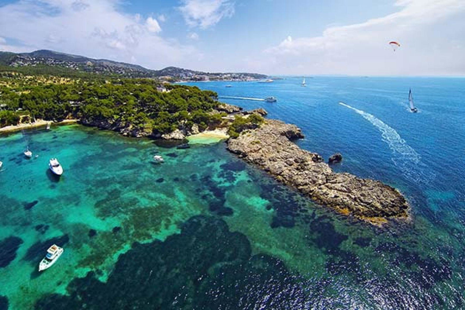 Rooms and suites at the new Mandarin Oriental Punta Negra, Mallorca will provide full or partial sea views. Credit: Mandarin Oriental Hotel Group
