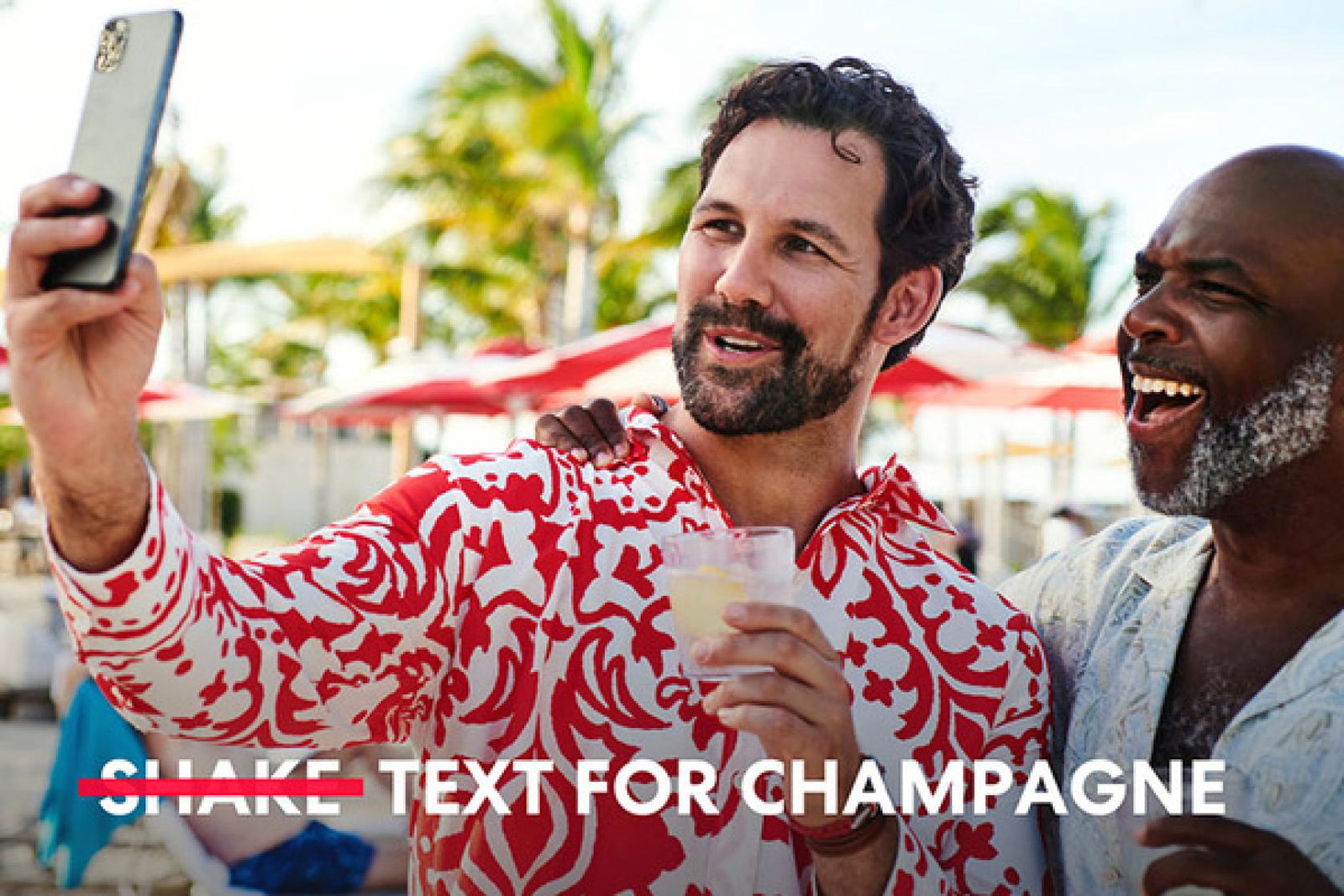 The Text for Champagne competition puts a novel spin on Virgin Voyages' popular Shake for Champagne offering 