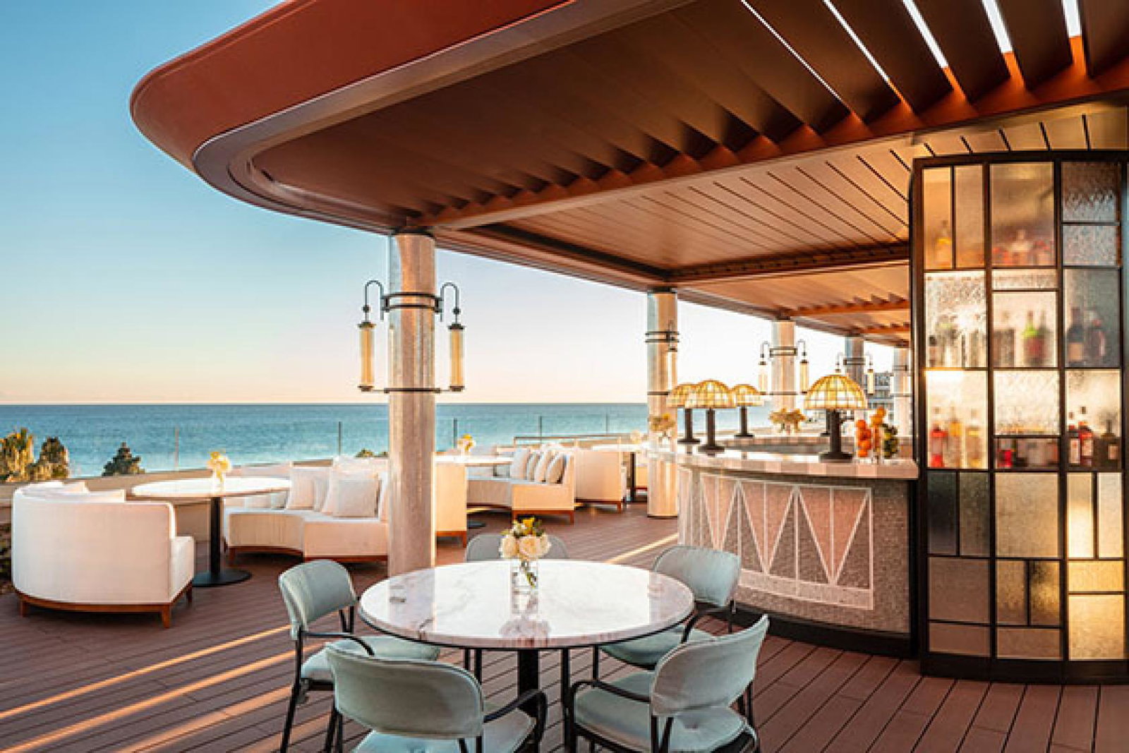 Anantara Plaza Nice offers a panoramic rooftop bar