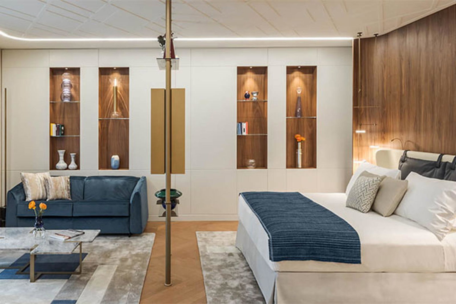 A 50-square-metre deluxe suite at the Casa Baglioni
