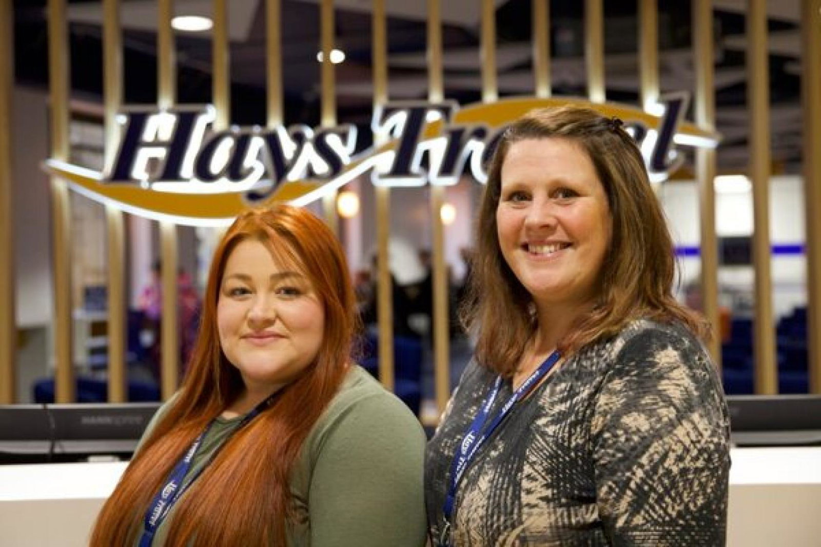 Victoria Johnson, left, with Cherie Richards
