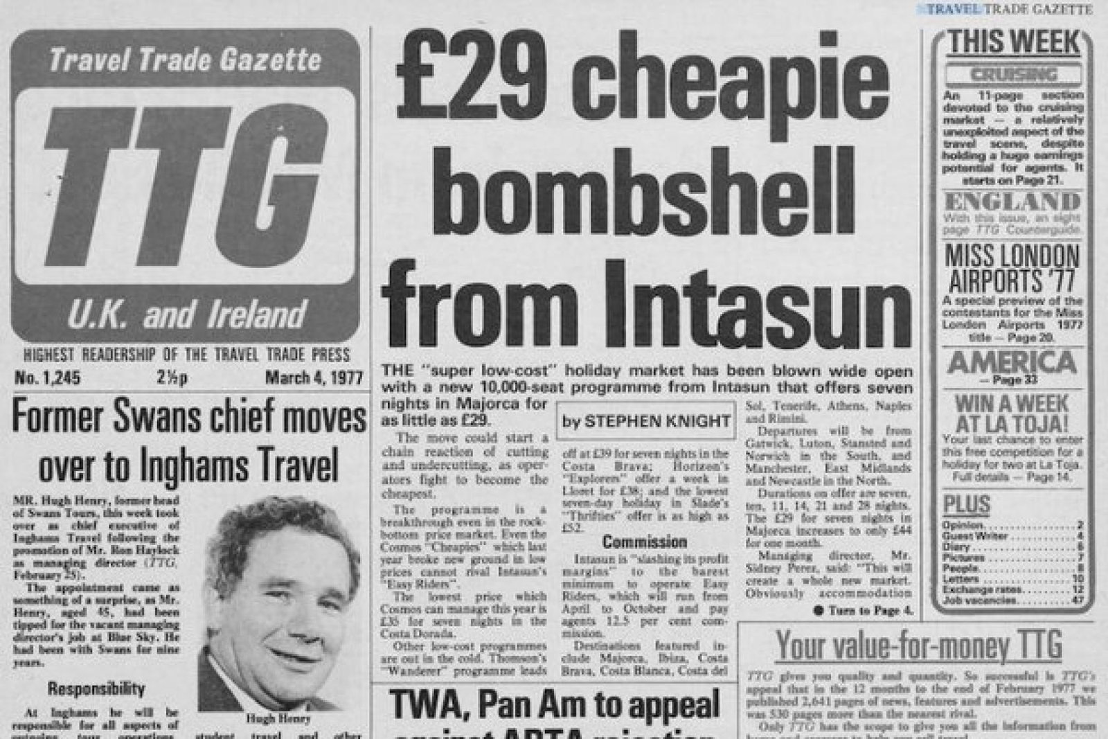 TTG at 70: The 'big bang' that made travel affordable for all