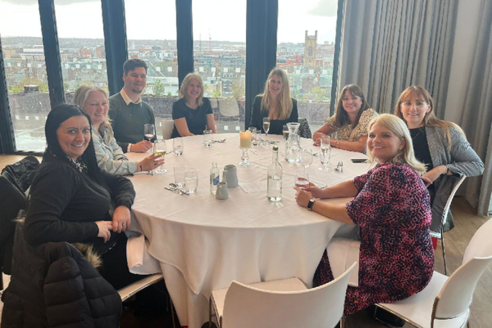 (From bottom left, clockwise) Joanne Banks, Heather Murphy, Dan Verfaillie, Shelia Mottram, Natalie Rowland, Jill Hurst, Lindsay Haslehurst and Alex Patterson