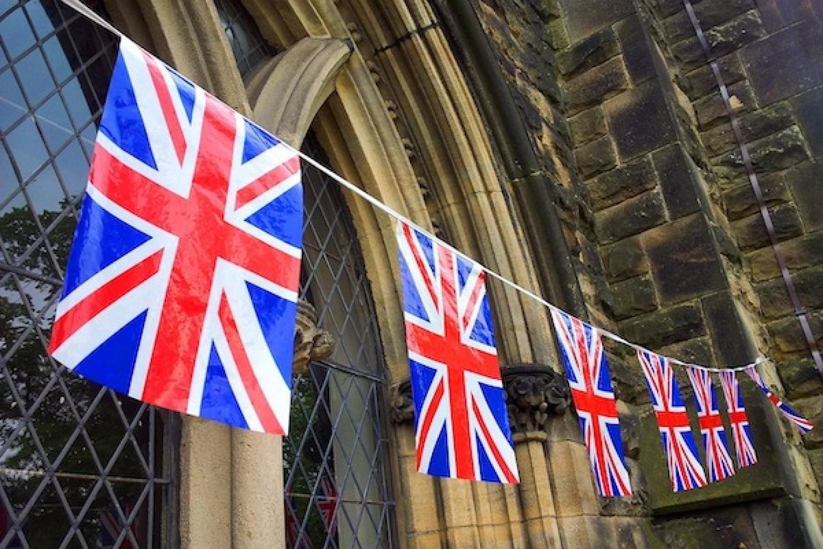 Union Jack banners