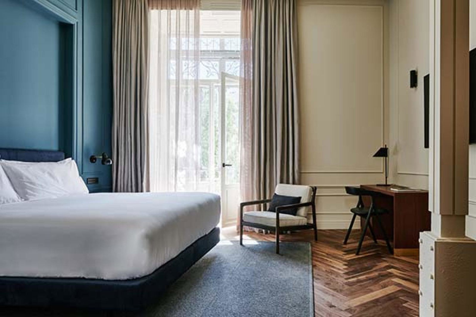 Guests can choose between five room types at Nobu Hotel Sevilla. Credit: Daniel Schafer