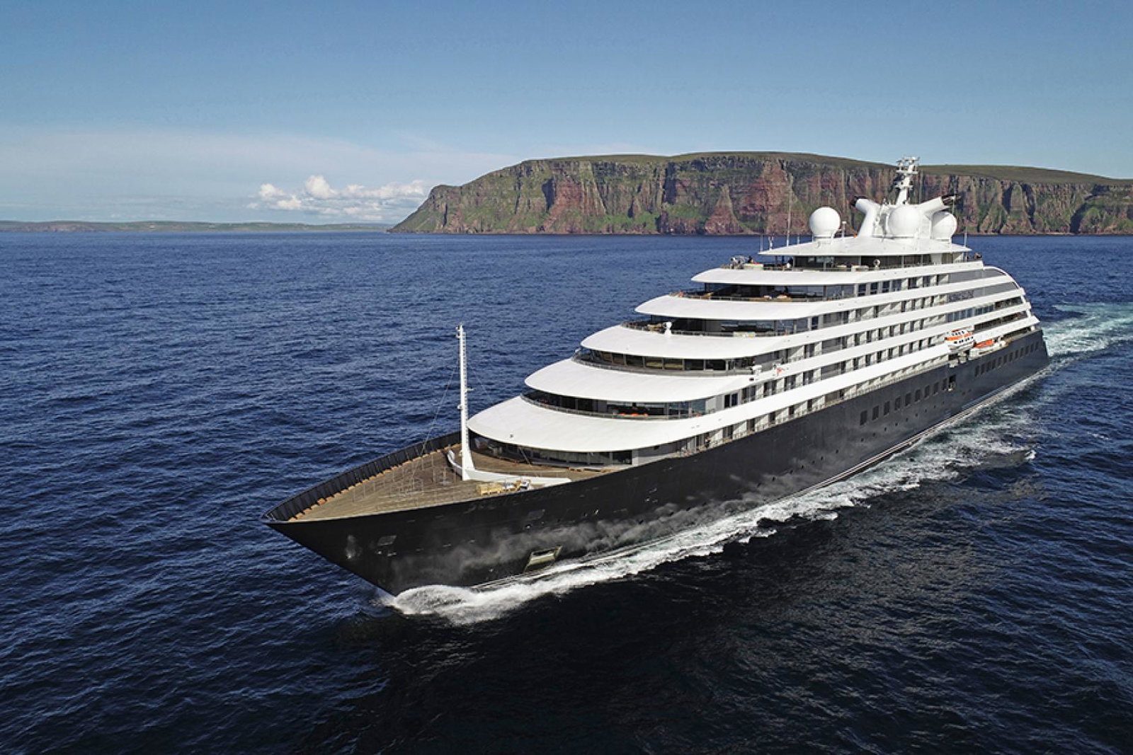 Scenic Eclipse is one of the many vessels to sail around the Orkneys