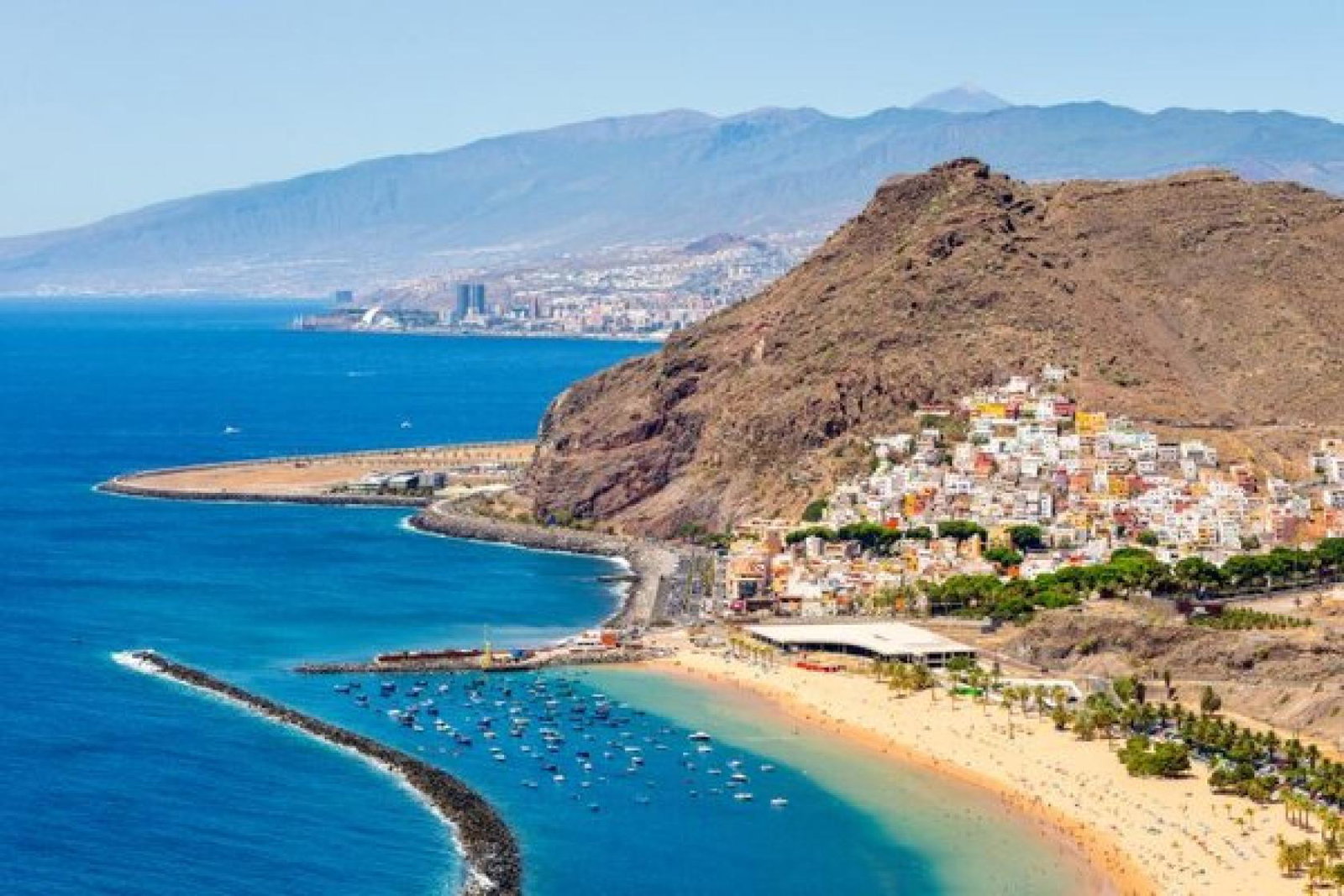 Tenerife Santa Cruz Canary islands Playa de las Teresitas 