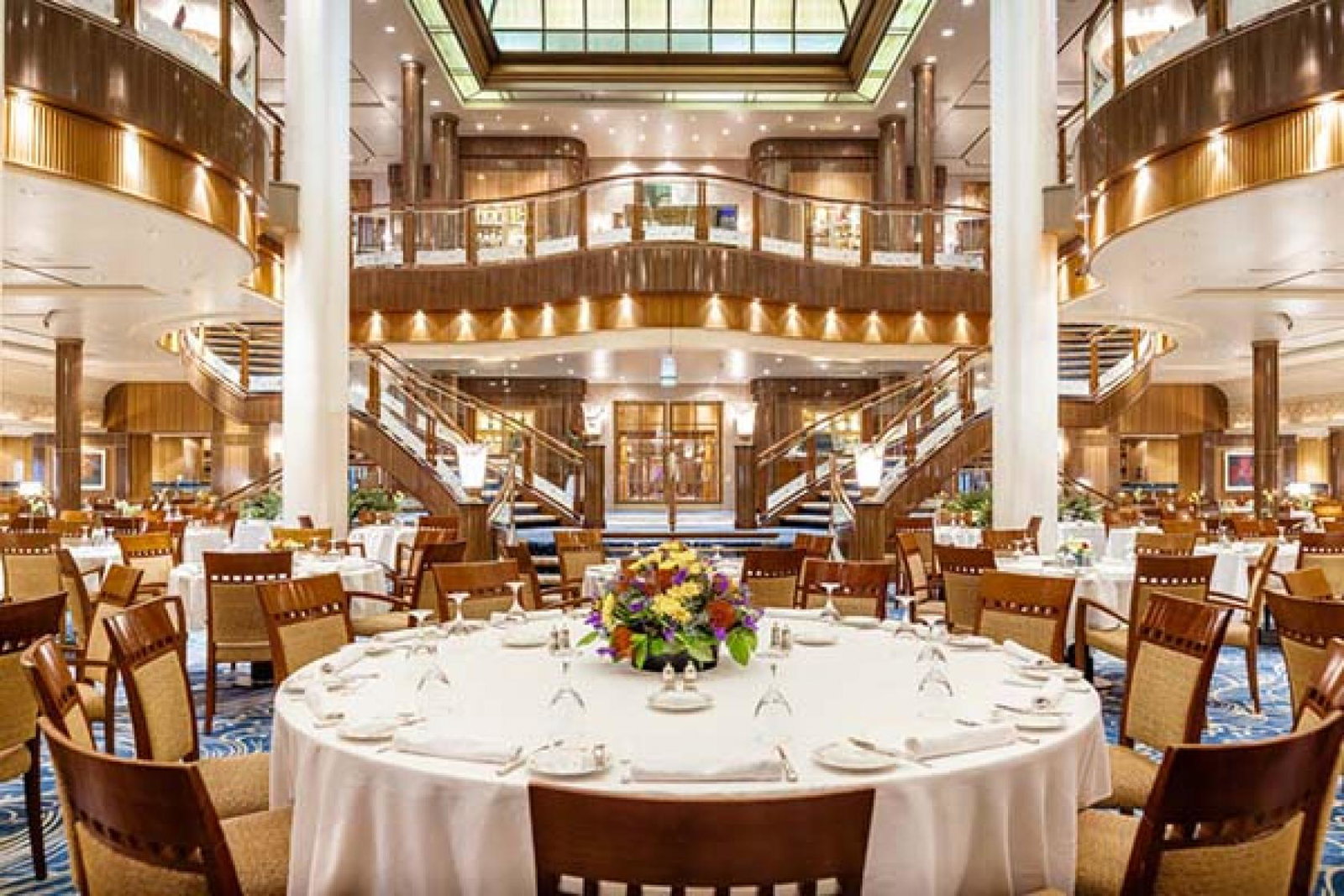 The agents spent seven nights on Queen Mary 2. Credit: Cunard/Chris Ison