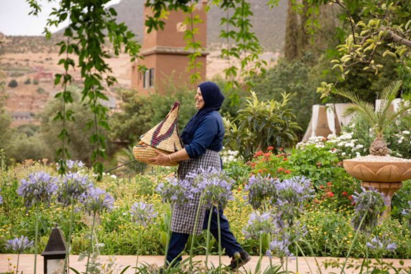 Virgin Limited Edition Kasbah Tamadot Morocco September 2023 kasbah-tamadot-berber-bread-baker-1 (Credit: Virgin Limited Edition)