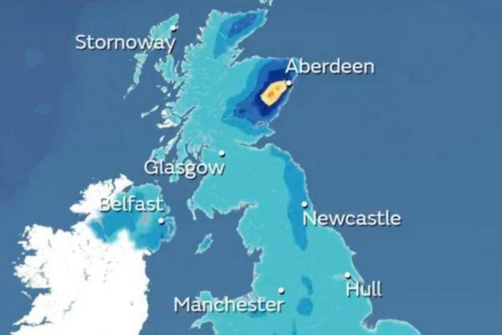 Storm Babet, Scotland, October 2023 (Credit: Met Office / Twitter)