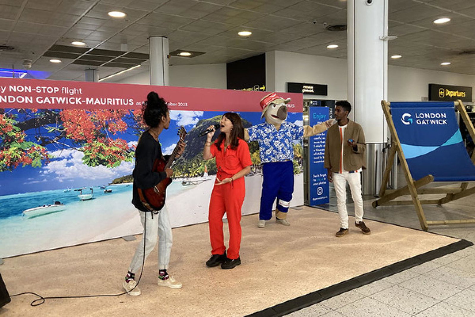 Air Mauritius route launch Gatwick Oct 23