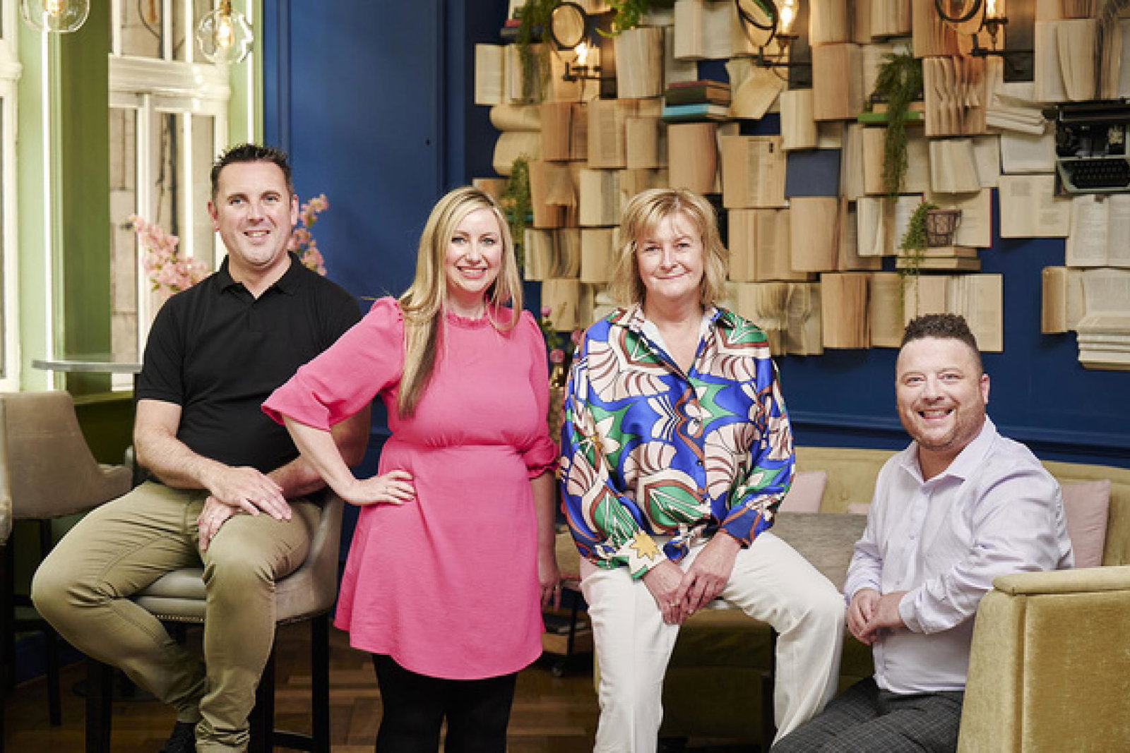 From left are Brilliant Travel’s Darby Gallacher, Rebecca Price, Linda Pyle and Dan Steabler